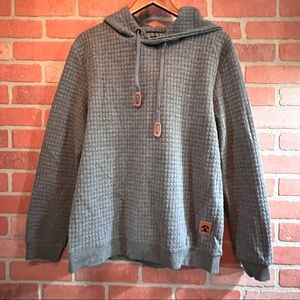 Grizzly Tactical Armory Hoodie Sweatshirt with Leather Accents